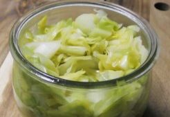 きょうの料理のレシピ・キャベツの即席わさび漬け