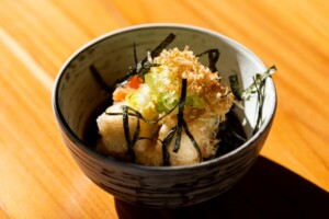 ぺこもぐキッチンのレシピ・揚げタケノコの肉あんかけ