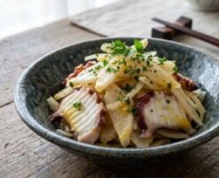 あさイチのレシピ・うどとたこのからしあえ