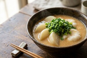きょうの料理のレシピ・かぶと餅のポタージュ風