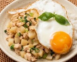 ゴー！ゴー！キッチン戦隊クックルンのレシピ・かぶガパオライス