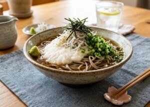 ノンストップのレシピ・しらすのぶっかけそば