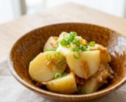 ノンストップのレシピ・なめ茸じゃがバター