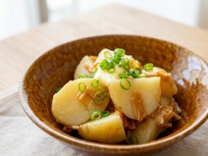 ノンストップのレシピ・なめ茸じゃがバター