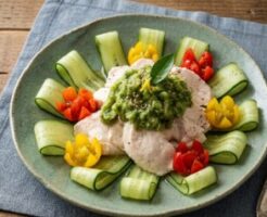 ヒルナンデスのレシピ・ふわふわ鶏ときゅうりダレ