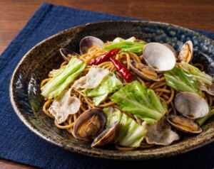 ヒルナンデスのレシピ・ほっぽり焼きそばおいしい貝