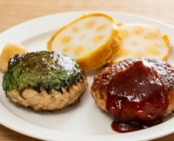 ミキティダイニングのレシピ・れんこんハンバーグ