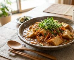 ノンストップのレシピ・ニンジンと厚揚げのそぼろ煮