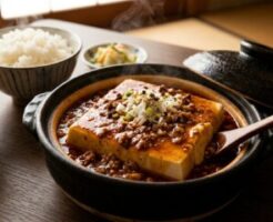 あさイチのレシピ・マーボーまるごと一丁豆腐