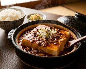 あさイチのレシピ・マーボーまるごと一丁豆腐
