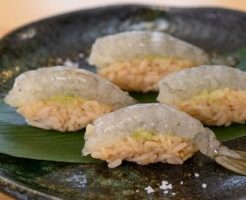 青空レストランのレシピ・幸えびの寿司（沖漬け）