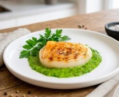 青空レストランのレシピ・旬玉グリル〜菜の花ソース