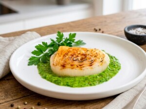 青空レストランのレシピ・旬玉グリル〜菜の花ソース