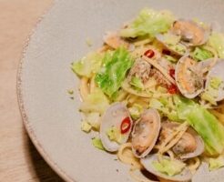相葉マナブのレシピ・春キャベツとアサリのペペロンチーノ