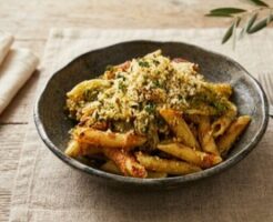 あさイチのレシピ・春キャベツのペンネ アマトリチャーナ