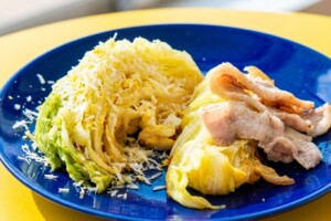 相葉マナブのレシピ・春キャベツの蒸し焼き