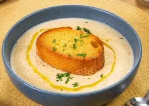 ぺこもぐキッチンのレシピ・生ハムとオニオンクリームソース パンソテー添え