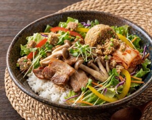 キューピー3分クッキングのレシピ・簡単サムギョプサル丼