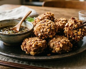 どさんこワイド179のレシピ・豚のナッツ揚げ オーロラソース