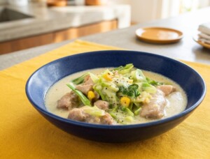 DAIGOも台所のレシピ・鶏と春キャベツのクリーム煮