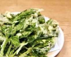 青空レストランのレシピ・ニラかき揚げ