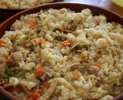 きょうの料理のレシピ・切り干しと鶏肉のおこわ風