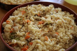 きょうの料理のレシピ・切り干しと鶏肉のおこわ風