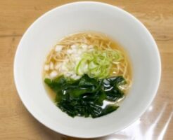 相葉マナブのレシピ・わかめしょう油ラーメン
