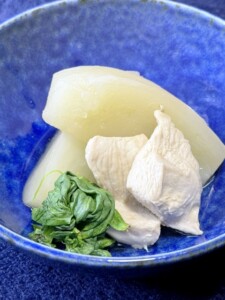キューピー3分クッキングのレシピ・かぶと鶏肉のフライパン蒸し 2種のマヨソース