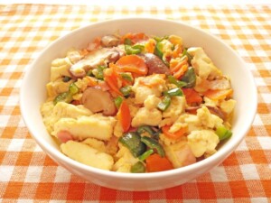 どさんこワイド179のレシピ・五目炒り豆腐