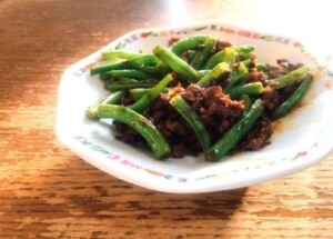 きょうの料理のレシピ・さやいんげんのカラカラ炒め