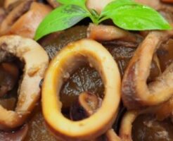 きょうの料理のレシピ・いかとスナップえんどうのサッと煮