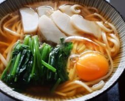 どさんこワイド179のレシピ・小松菜うどん