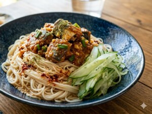 あさイチのレシピ・さばみそ煮あえ麺