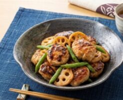 DAIGOも台所のレシピ・つくねの梅風味焼き