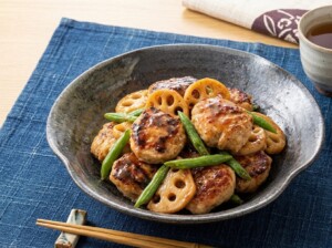 DAIGOも台所のレシピ・つくねの梅風味焼き