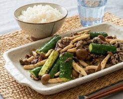 きょうの料理のレシピ・のり梅醤（ジャン）の豚バラ炒め