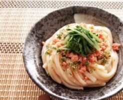 DAIGOも台所のレシピ・めんたい温玉うどん