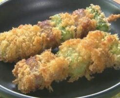 きょうの料理ビギナーズのレシピ・アスパラと豚こまの串カツ