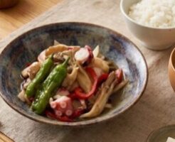 滝沢カレン&和田明日香のフィーリンきっちんのレシピ・タコの南蛮漬け