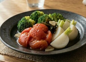 ぺこもぐキッチンのレシピ・トマトとカブのあっさり煮