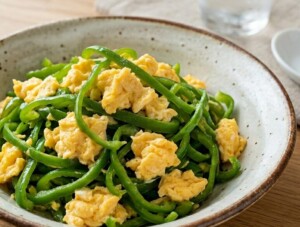 きょうの料理ビギナーズのレシピ・ピーマンと卵のサラダ