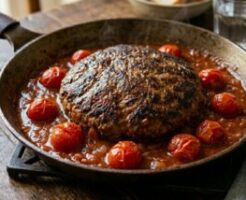きょうの料理のレシピ・フライパン丸ごとバーグ