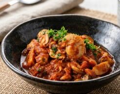 どさんこワイド179のレシピ・ベビー帆立のトマト炒め煮