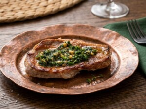 きょうの料理のレシピ・ポークステーキ パセリソース