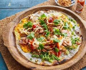 あさイチのレシピ・ライスペーパーピザ ベトナム風