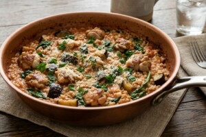 ぺこもぐキッチンのレシピ・ワンパン チキントマトリゾット