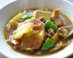 どさんこワイド179のレシピ・厚揚げのカレースープ