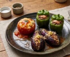 DayDay(デイデイ)のレシピ・彩り野菜の豚肉詰め