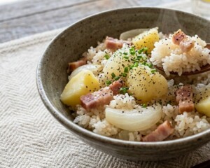 相葉マナブのレシピ・浜松新玉じゃが釜飯